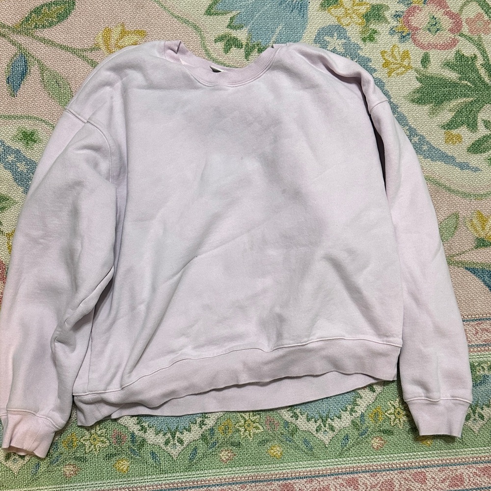 Aritzia Villa Pink Crewneck Sweatshirt